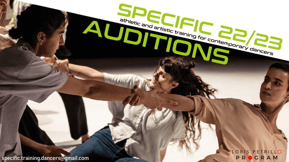 online auditions specific advanced program by compagnia petrillo danza
