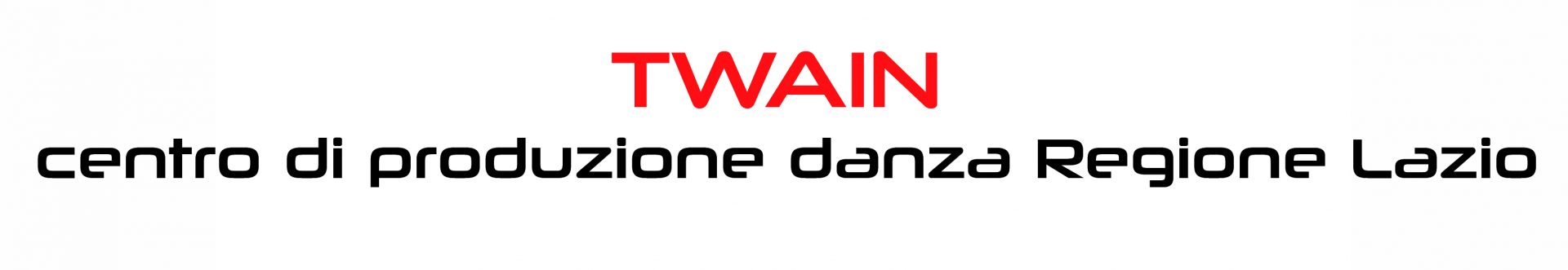 logo TWAIN centro di produzione danza