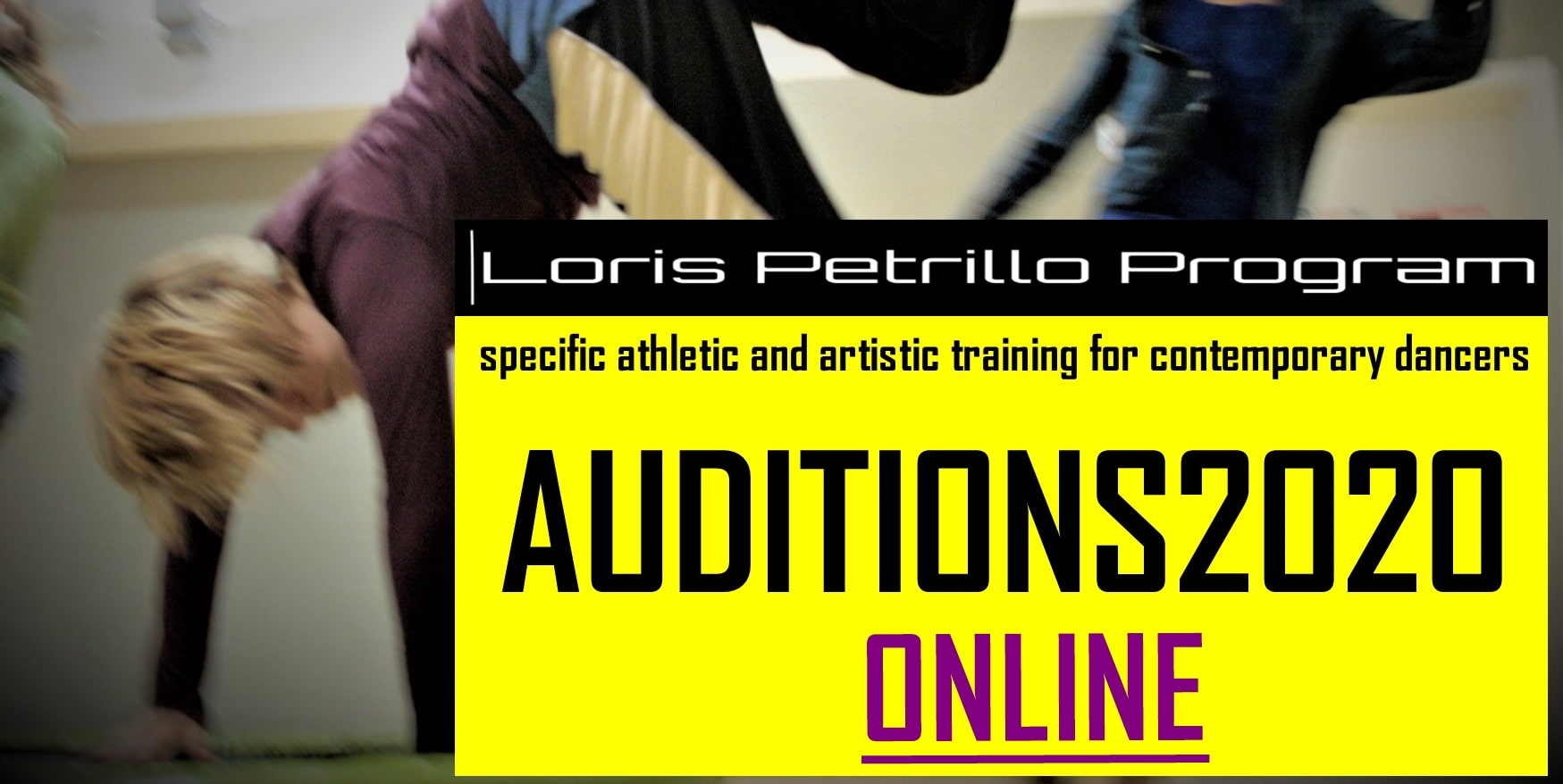 online auditions specific advanced program by compagnia petrillo danza