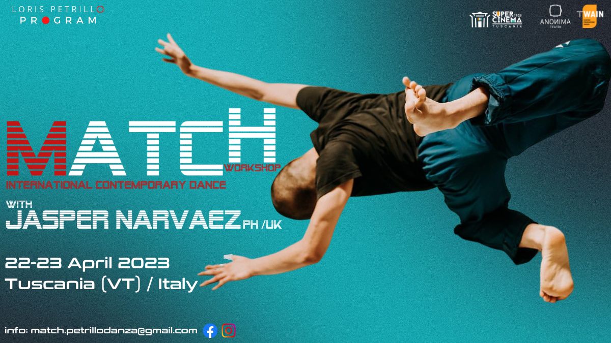 MATCH international contemporary dance workshop with Jasper Narvaez Akram Khan Company