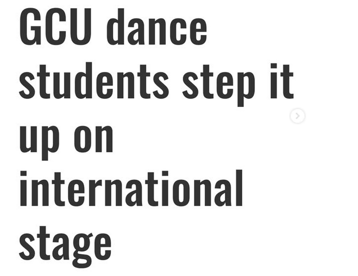 workshop GCU grand canyon university with Compagnia Petrillo Danza